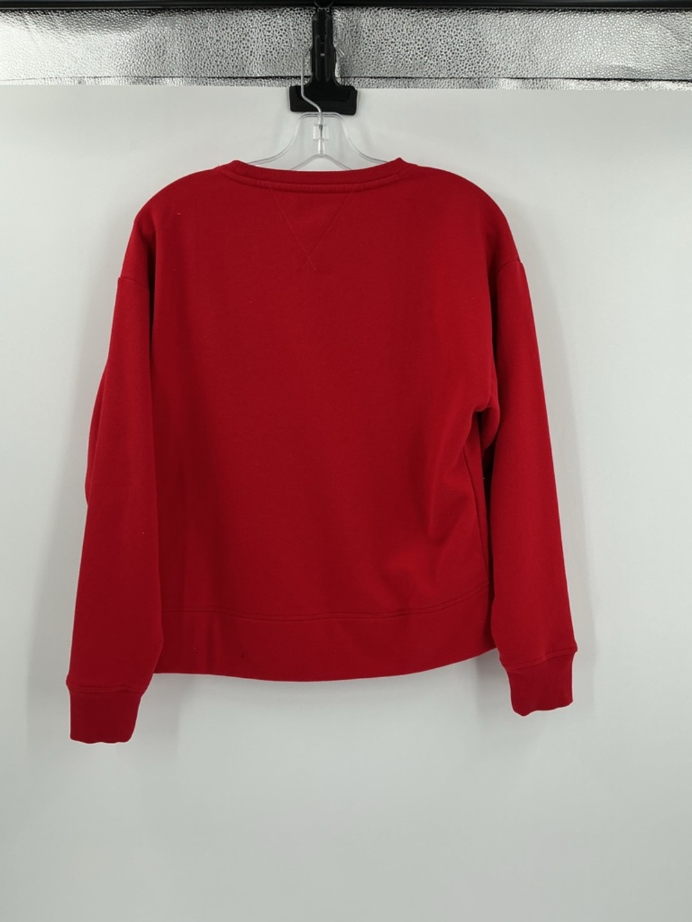 Tommy badge Red Crewneck with Flag Patch small - Picture 7 of 8